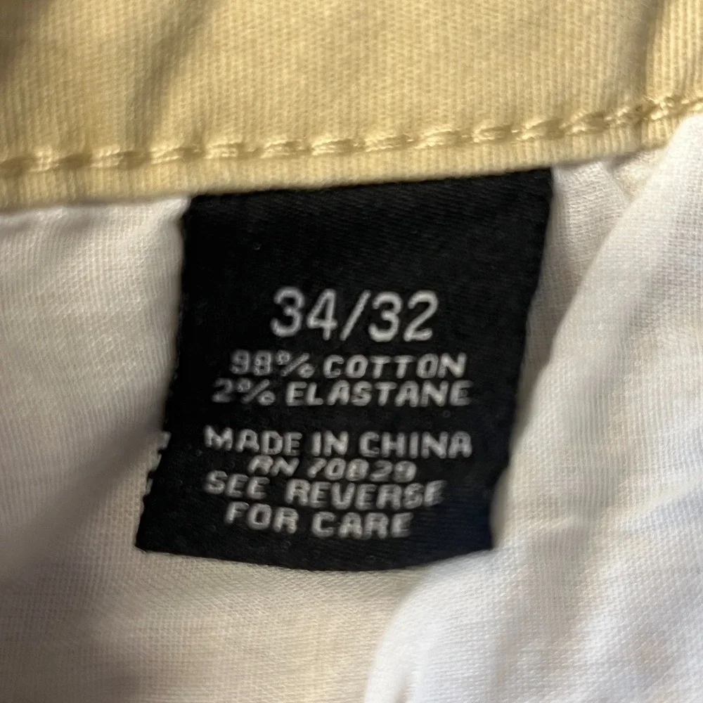 Carbon Mens 34x32 Skinny Flex Jeans Tan Stretch Denim Pants Casual Modern